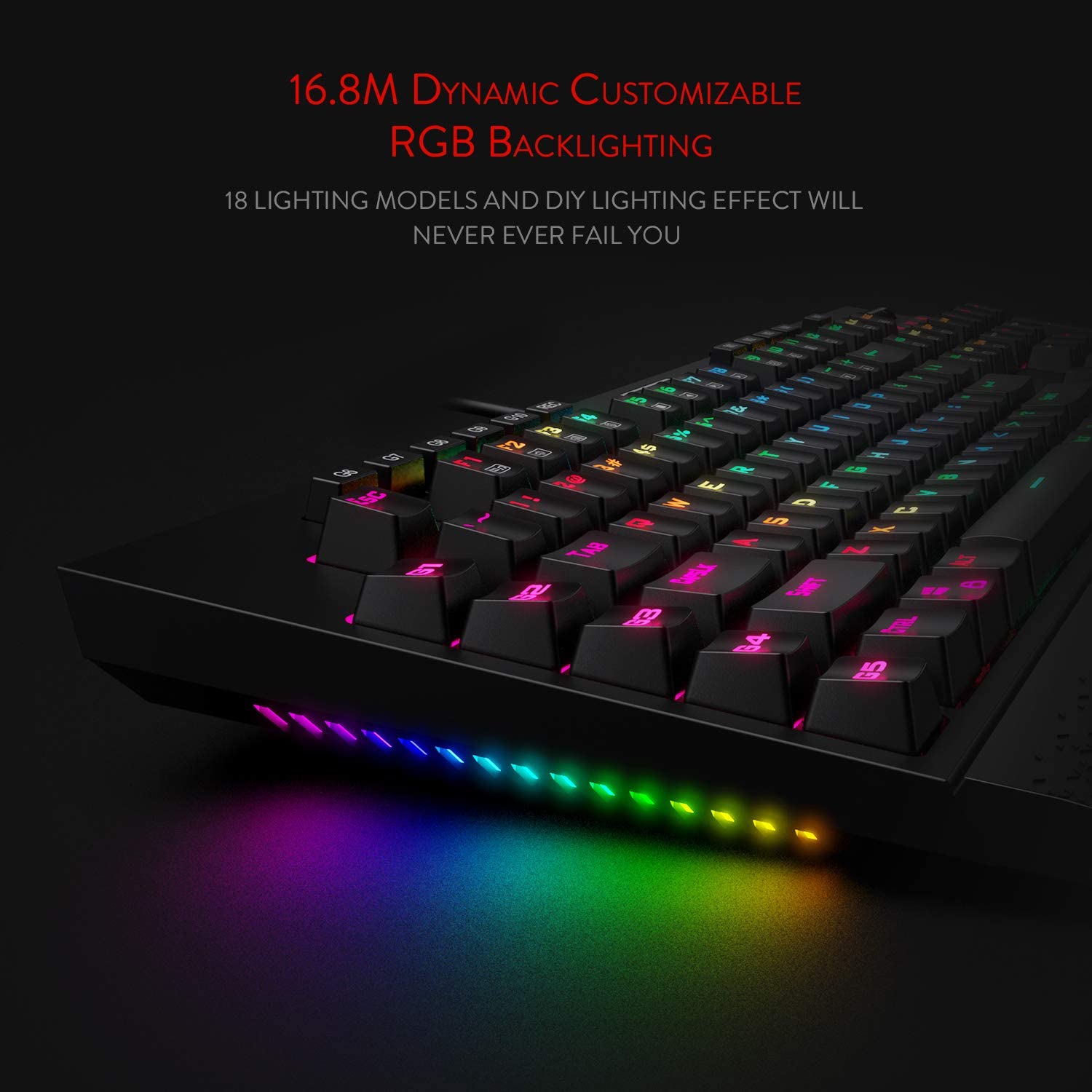 BRAHMA K586 RGB Mechanical Keyboard (Red Switch)