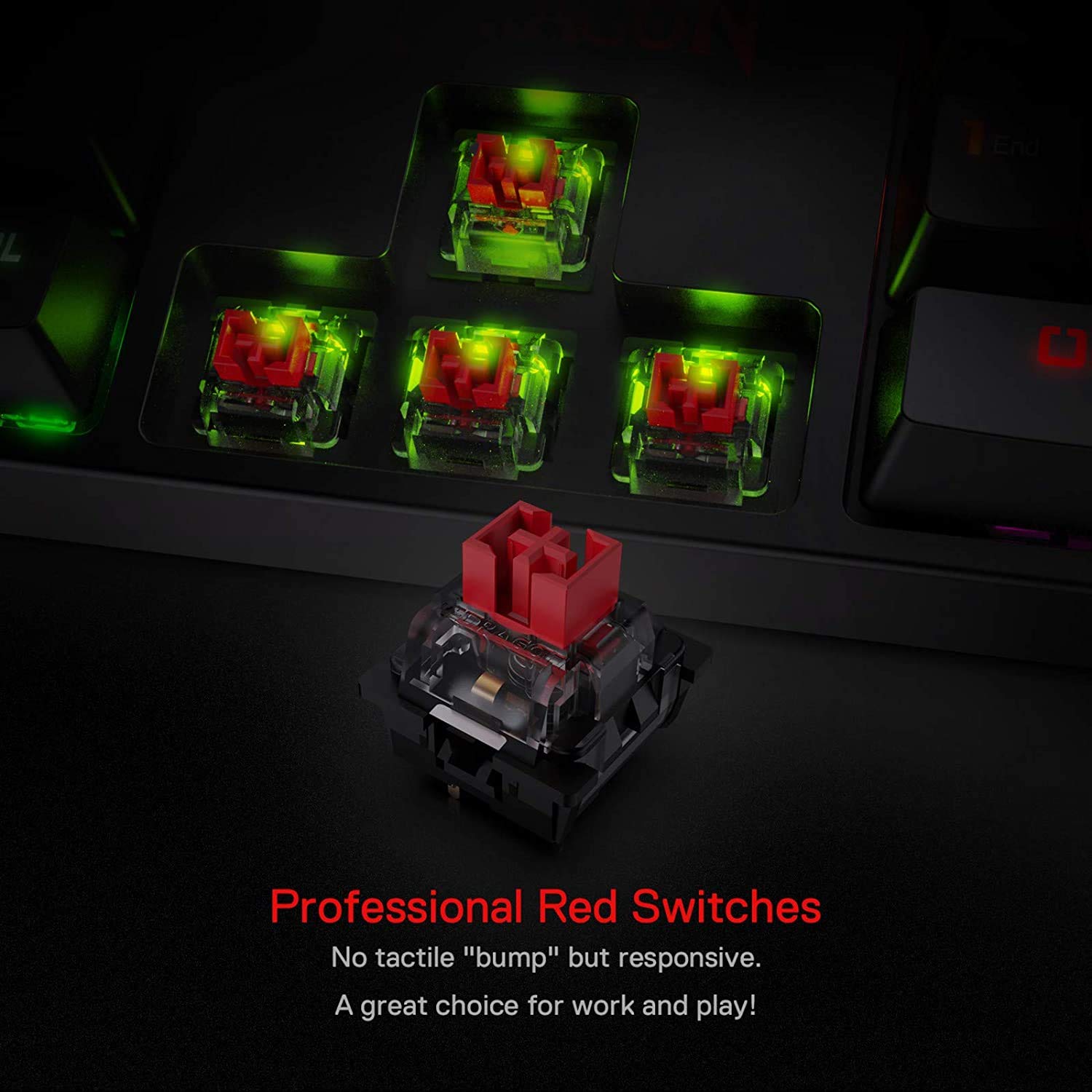 Redragon Surara K582 RGB Mechanical Keyboard (Red Switch)