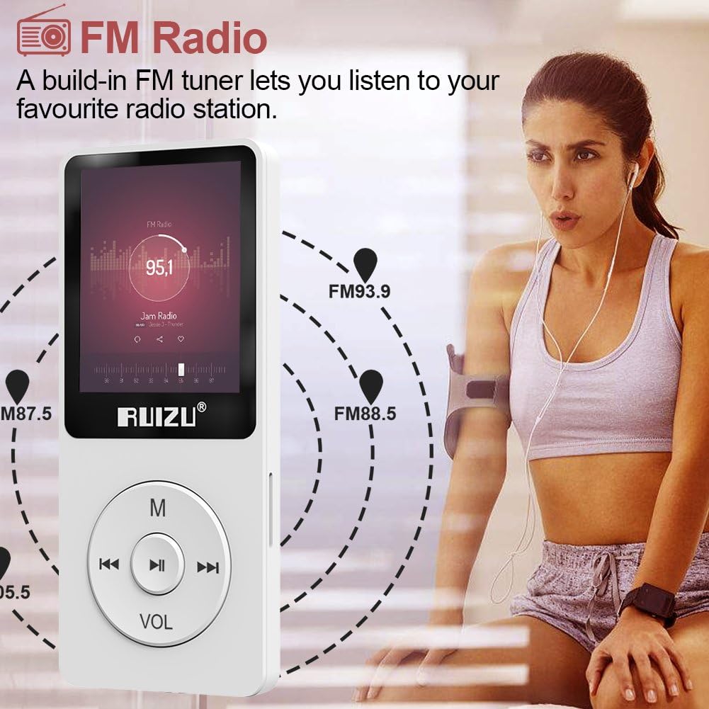 Ruizu X02 - 8GB Music Player (White)