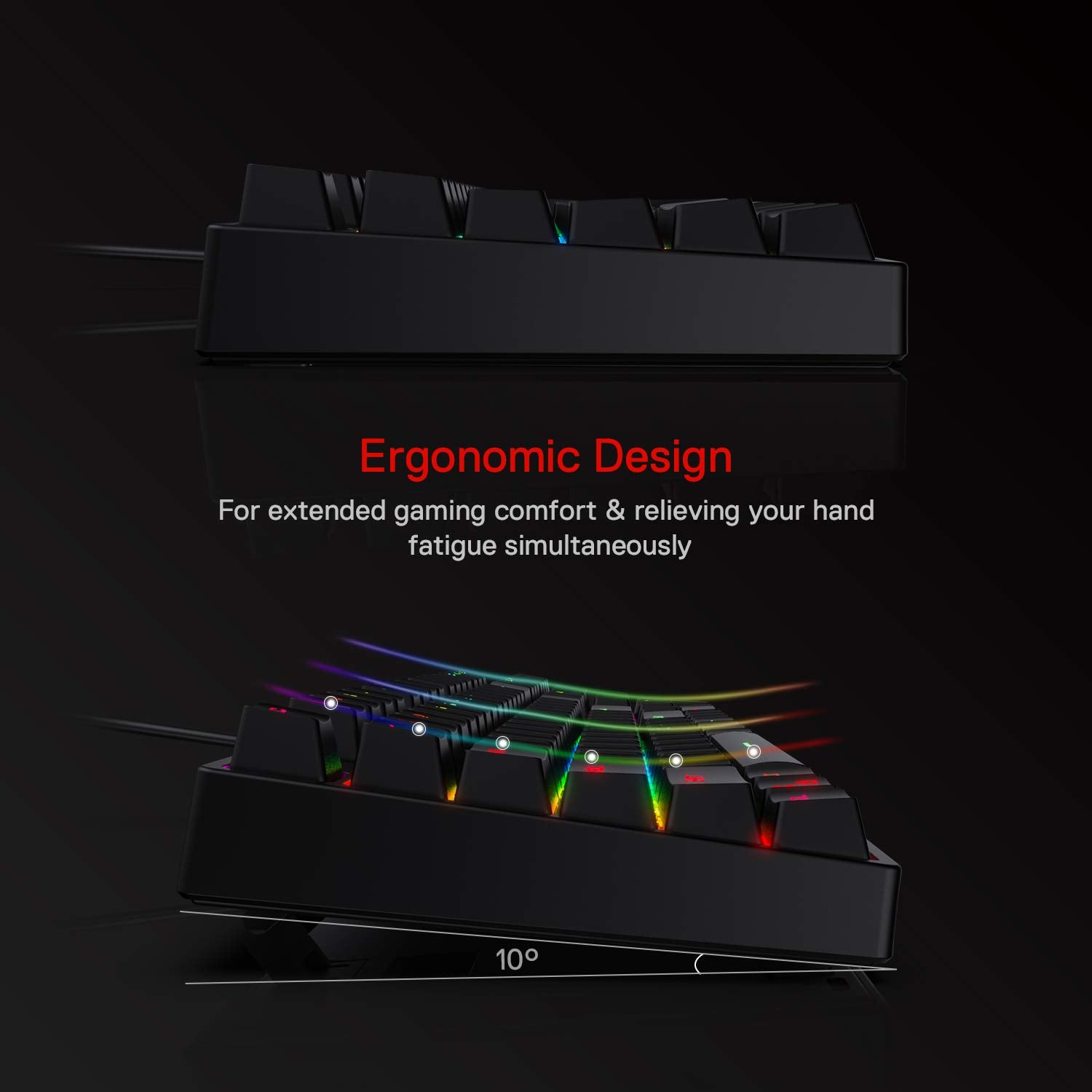 Redragon Surara K582 RGB Mechanical Keyboard (Blue Switch)