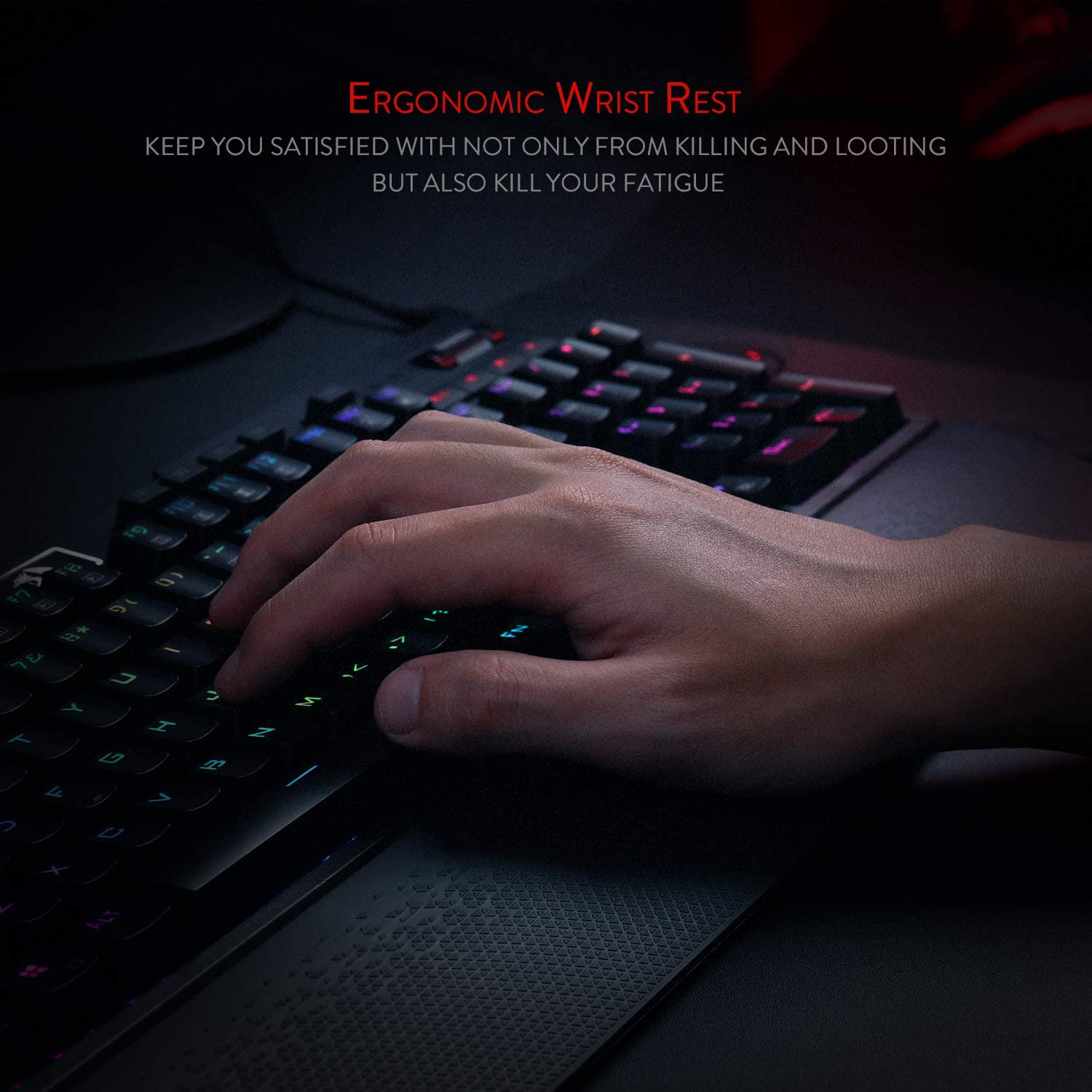 BRAHMA K586 RGB Mechanical Keyboard (Red Switch)
