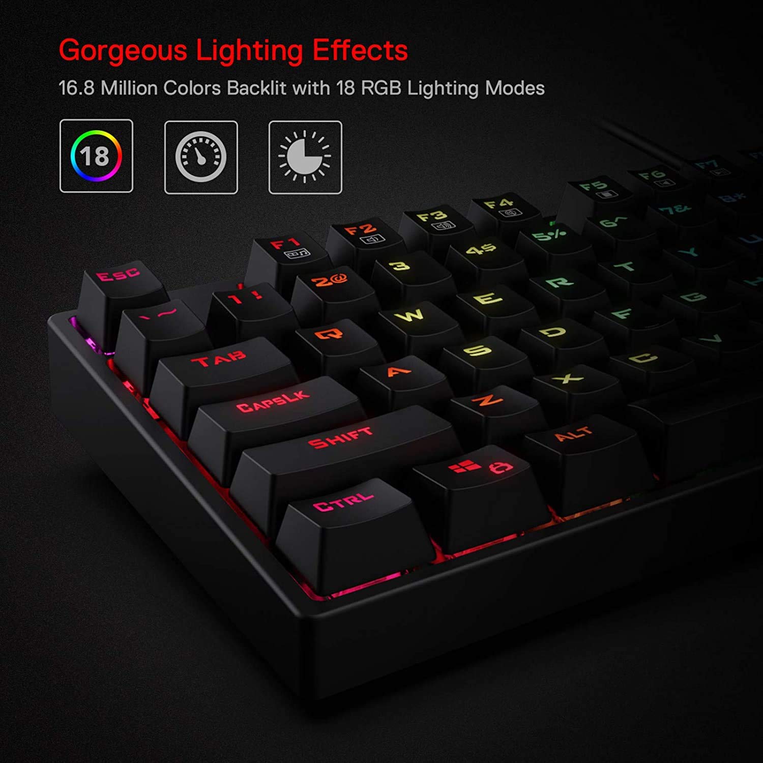 Redragon Surara K582 RGB Mechanical Keyboard (Red Switch)