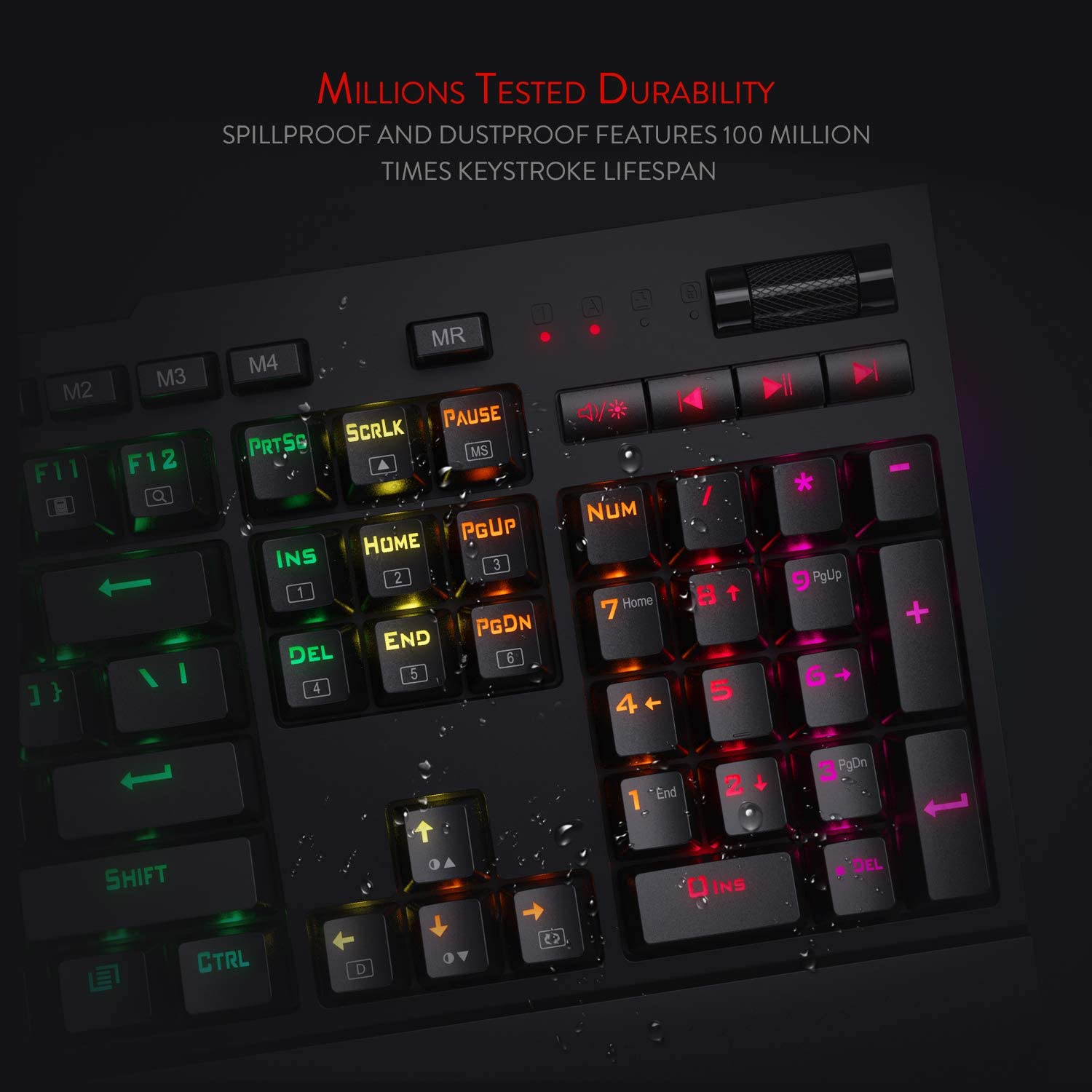 BRAHMA K586 RGB Mechanical Keyboard (Red Switch)