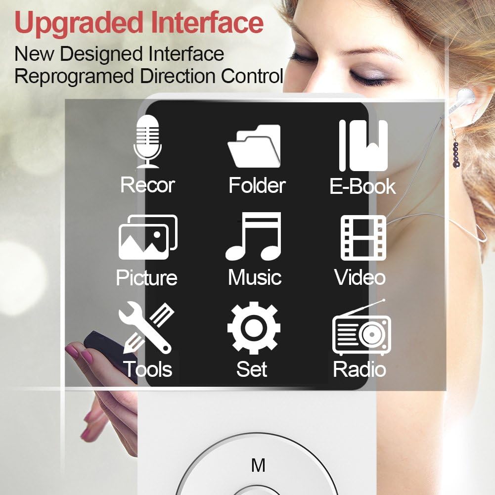 Ruizu X02 - 8GB Music Player (White)