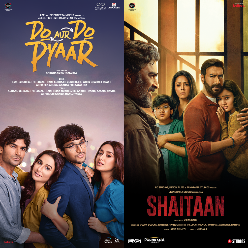 Vinyl Record Disc - Do Aur Do Pyaar + Shaitaan  with 33 1⁄3 RPM Supported