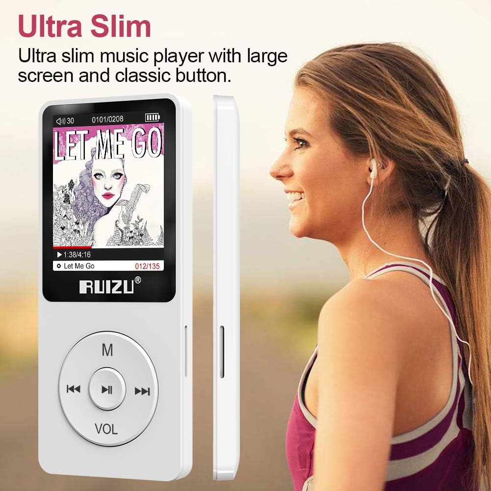 Ruizu X02 - 8GB Music Player (White)