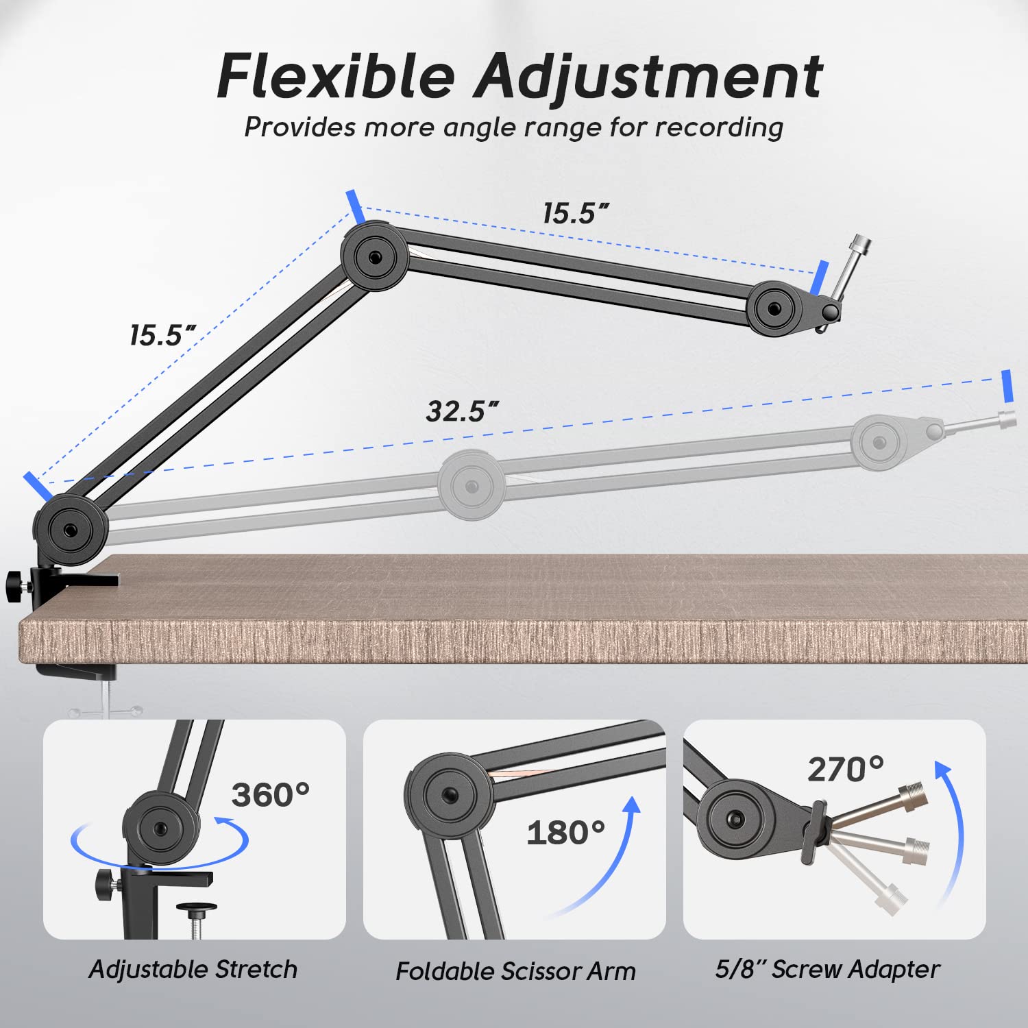FIFINE BM63 - Microphone Stand