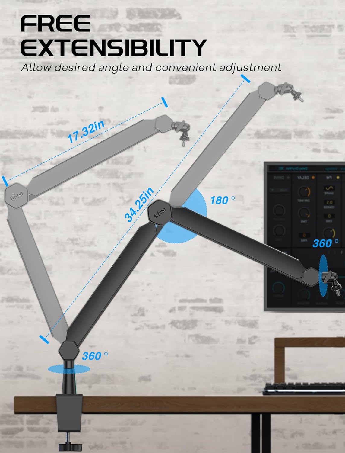 Fifine BM66 - Microphone Arm Stand