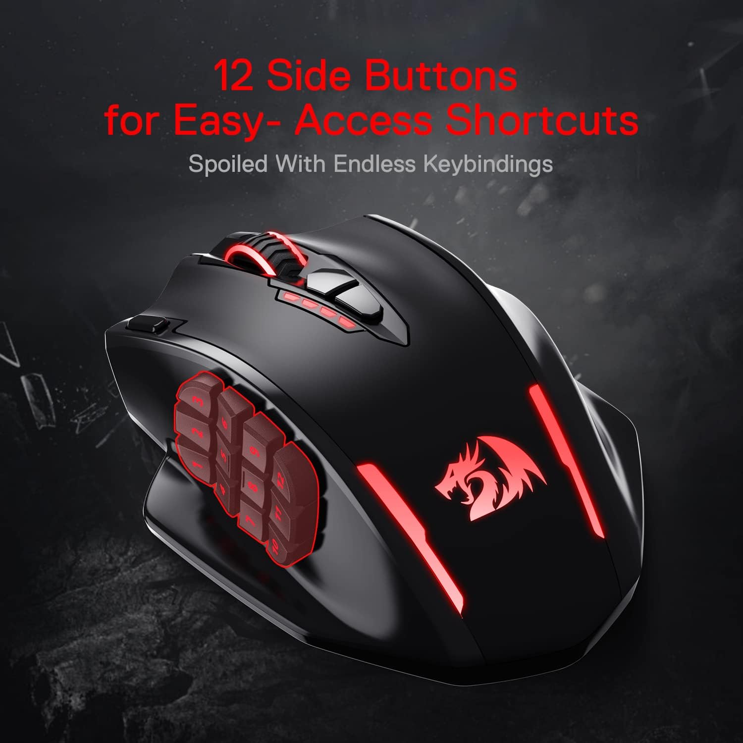 Redragon Impact Elite M913 - Wired and Wireless Mouse