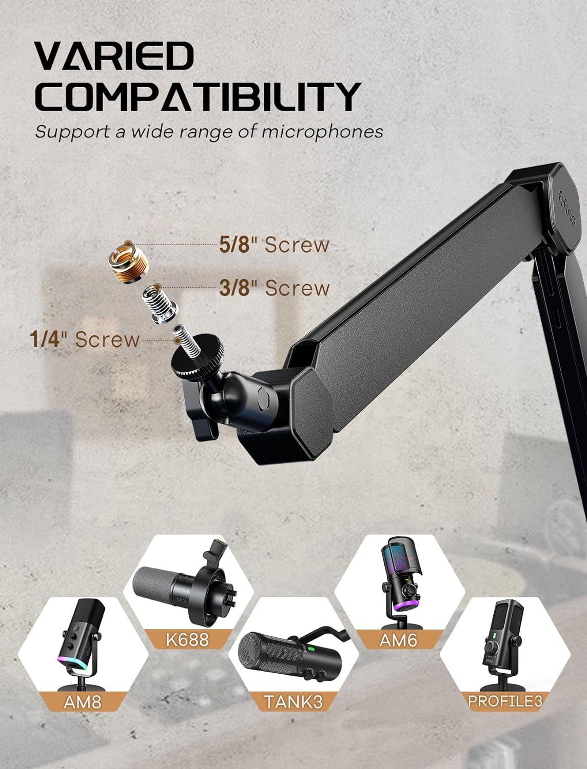 Fifine BM66 - Microphone Arm Stand