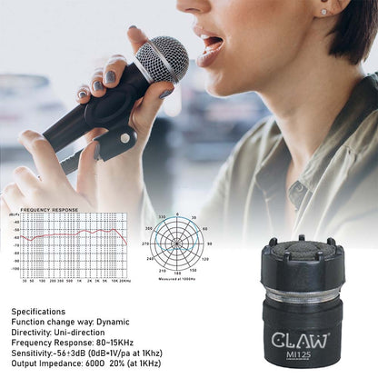 CLAW Alaap MI125 - Dynamic Wired Handheld Microphone