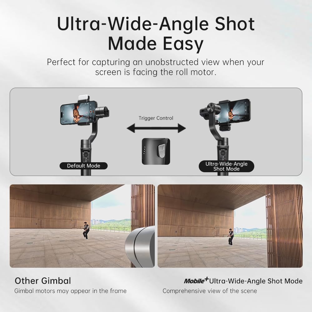 Hohem iSteady Mobile + Kit - Handheld Gimbal with Magnetic Fill Light