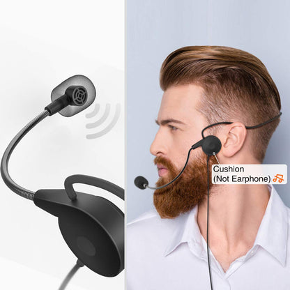 Fifine K037B - Wireless Lavalier Lapel Microphone With Headset