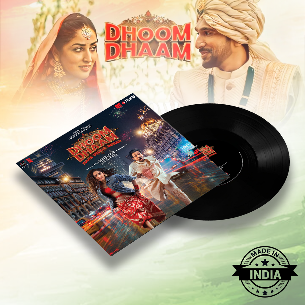 Vinyl Record Disc - Dhoom Dhaam with 45RPM Supported