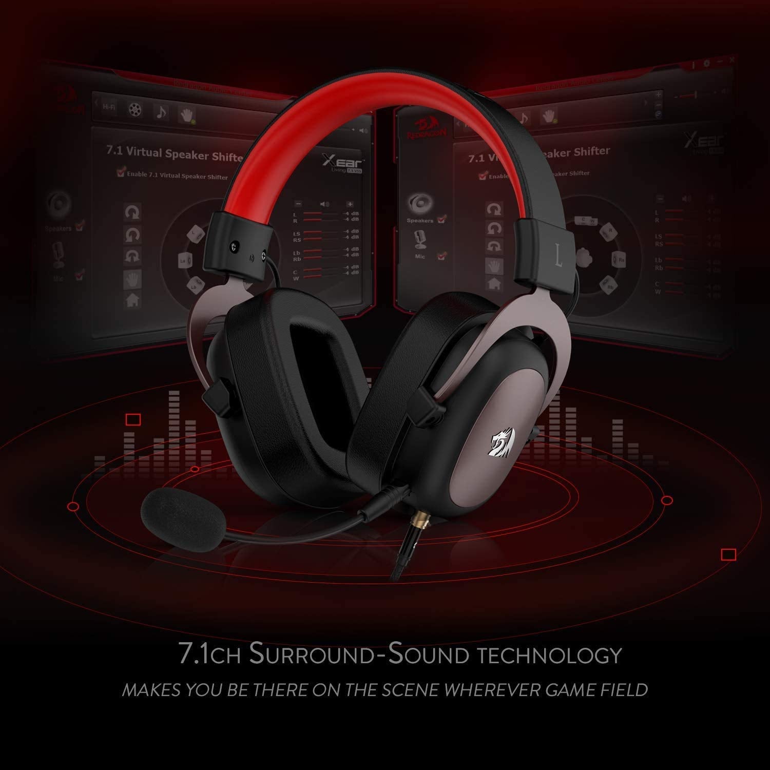 Redragon Zeus H510-1 - Wired Gaming Headphone with Surround Sound