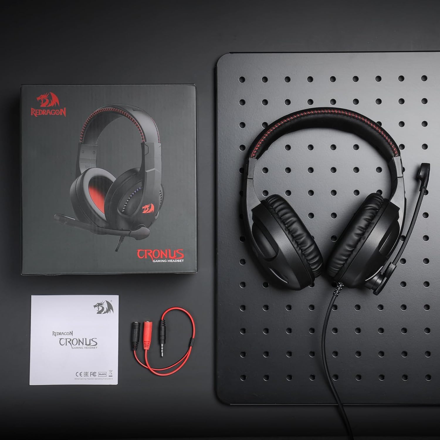 Redragon Cronus H211 - Wired Gaming Headset with Stereo Surround Sound