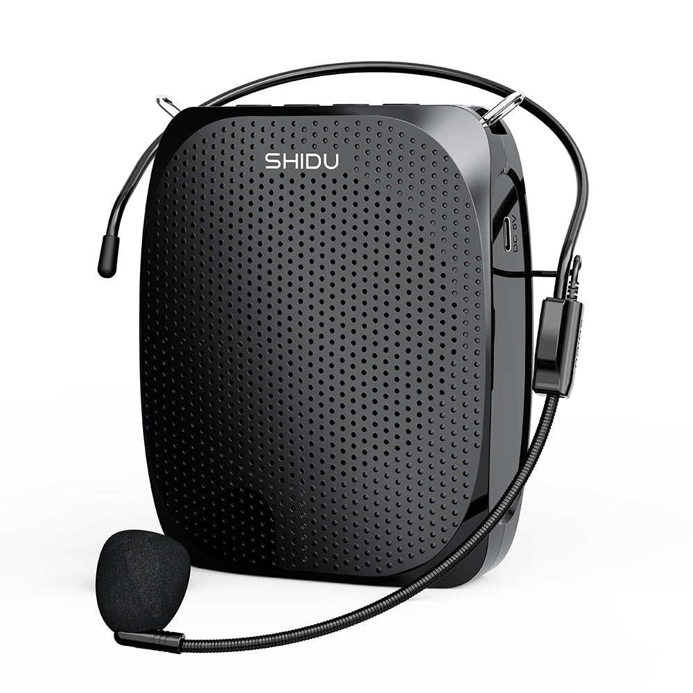 Shidu S258 Type C - Wired Portable Voice Amplifier  (Black)