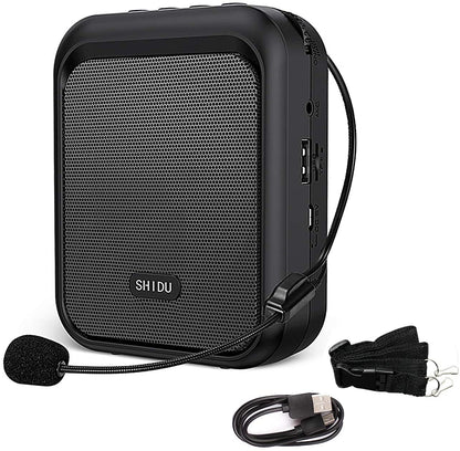 Shidu M100 - Wired Portable Mini Voice Amplifier with Bluetooth Speakers