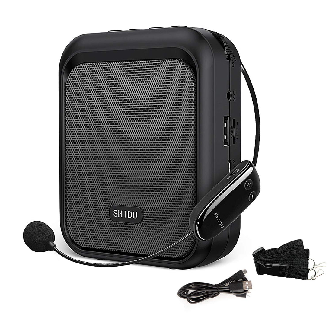 Shidu S40 - Wireless Portable Mini Voice Amplifier with Bluetooth Speaker