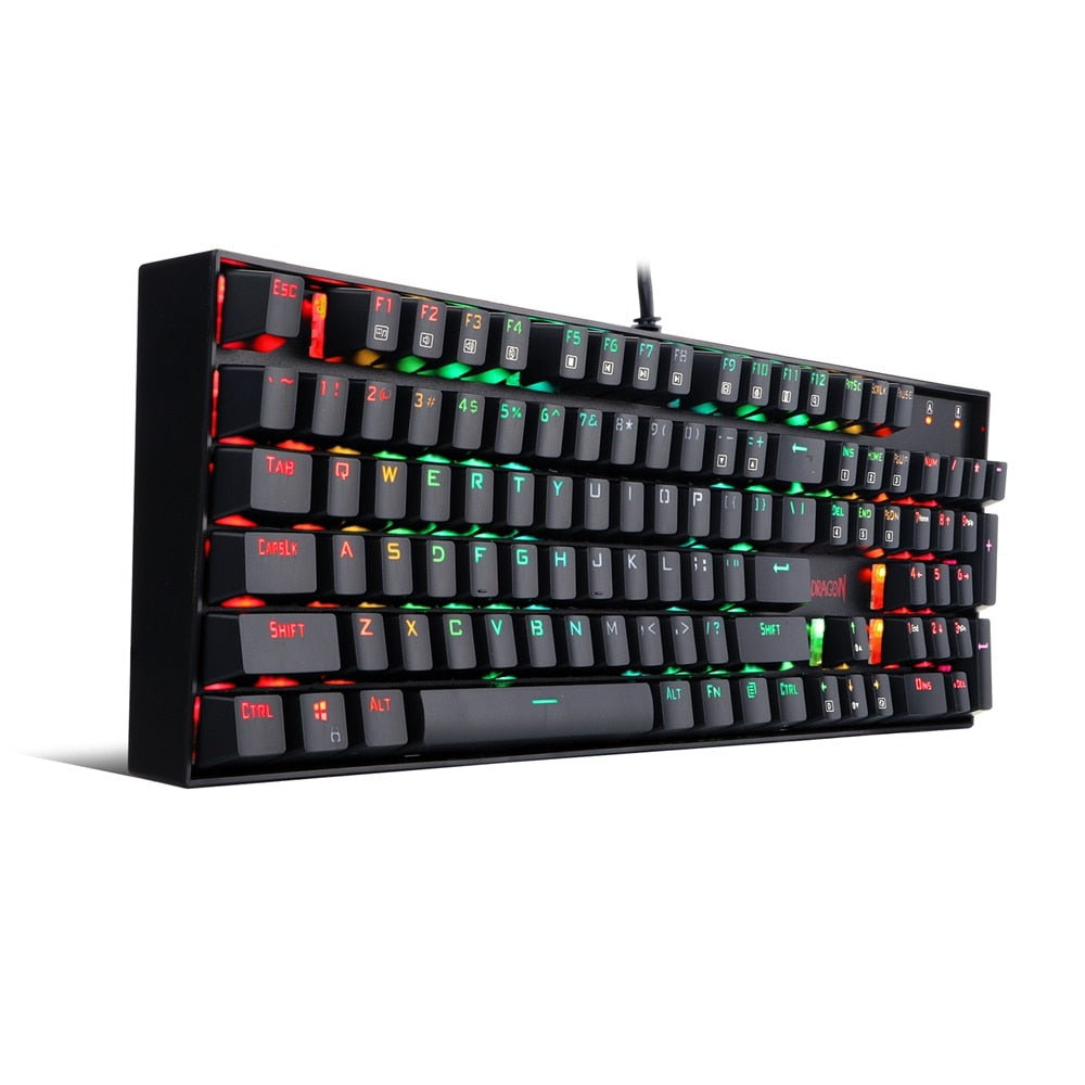 Redragon Mitra K551 - 104 Wired Mechanical Keyboard RGB Black (Blue Switch)