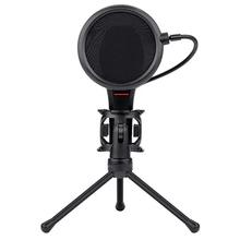 Redragon Quasar GM200 Omnidirectional USB Condenser Microphone with Tripod and Pop Filter