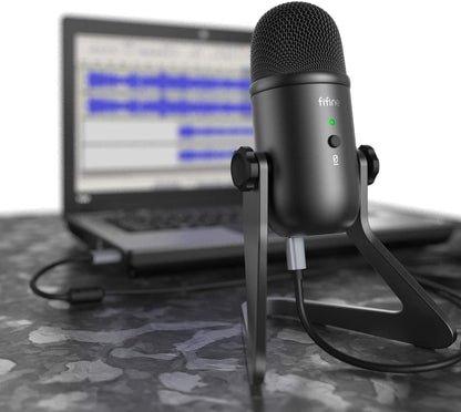 FIFINE K678 - Studio Recording USB Microphone