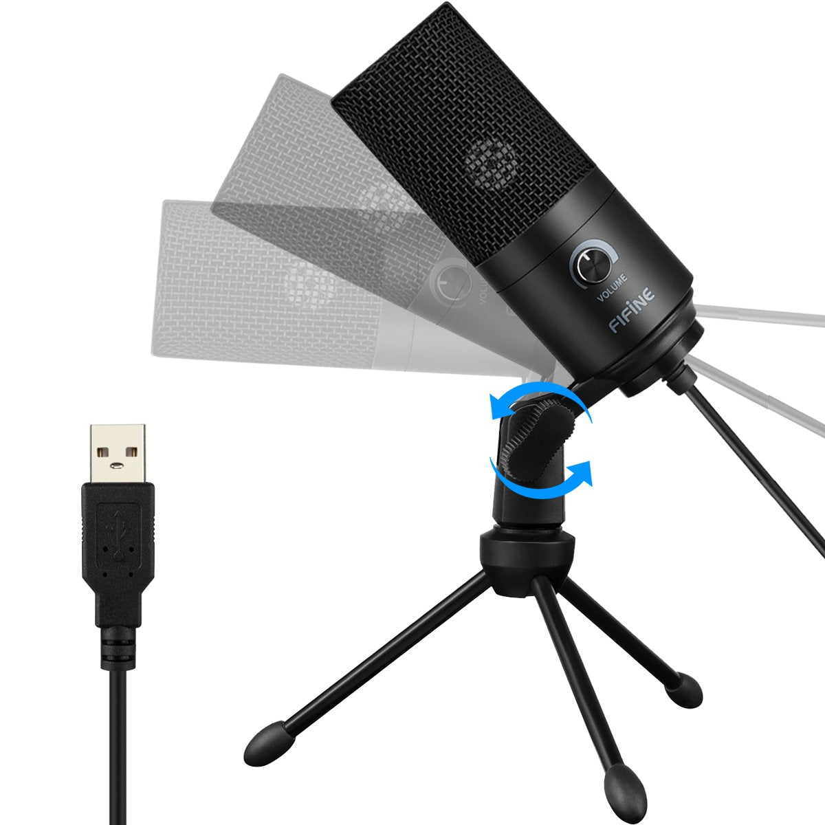 FIFINE K669B - USB Microphone Condenser