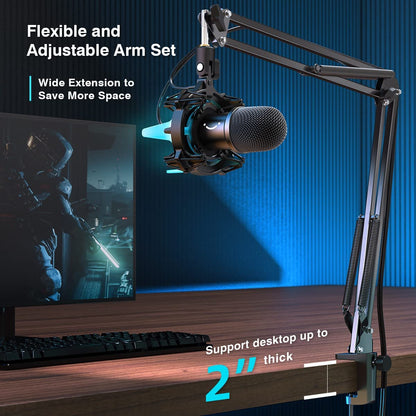 FIFINE K651 - Computer USB Microphone Kit