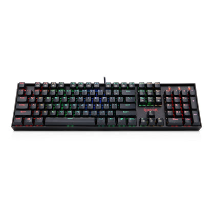 Redragon Mitra K551 - 104 Wired Mechanical Keyboard RGB Black (Blue Switch)