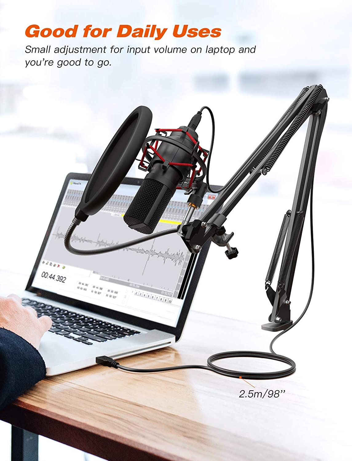 FIFINE T732 - USB Microphone Kit