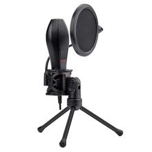Redragon Quasar GM200 Omnidirectional USB Condenser Microphone with Tripod and Pop Filter