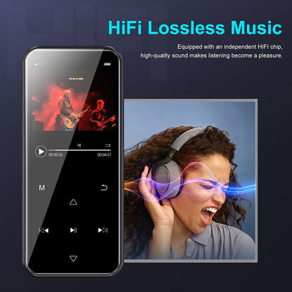Ruizu D19 - 32GB Bluetooth Lossless Music Player with Touch Screen