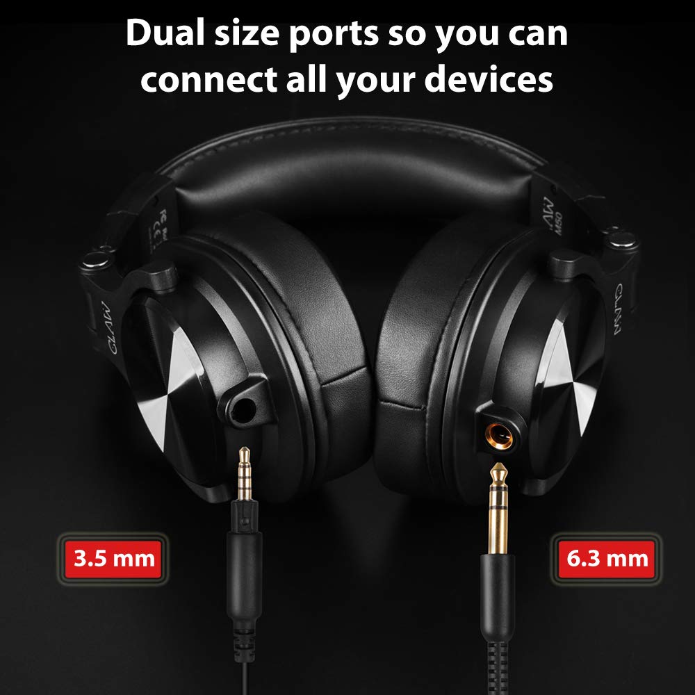 CLAW SM50 - Studio Monitoring Wired Headphone (Black) (Use Code Origin5 to Get 5% DIscount)