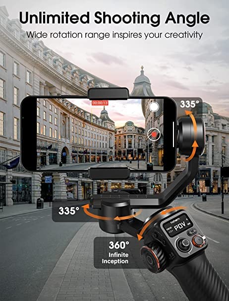 Hohem M6 - 3 Axis Mobile Gimbal with OLED Display