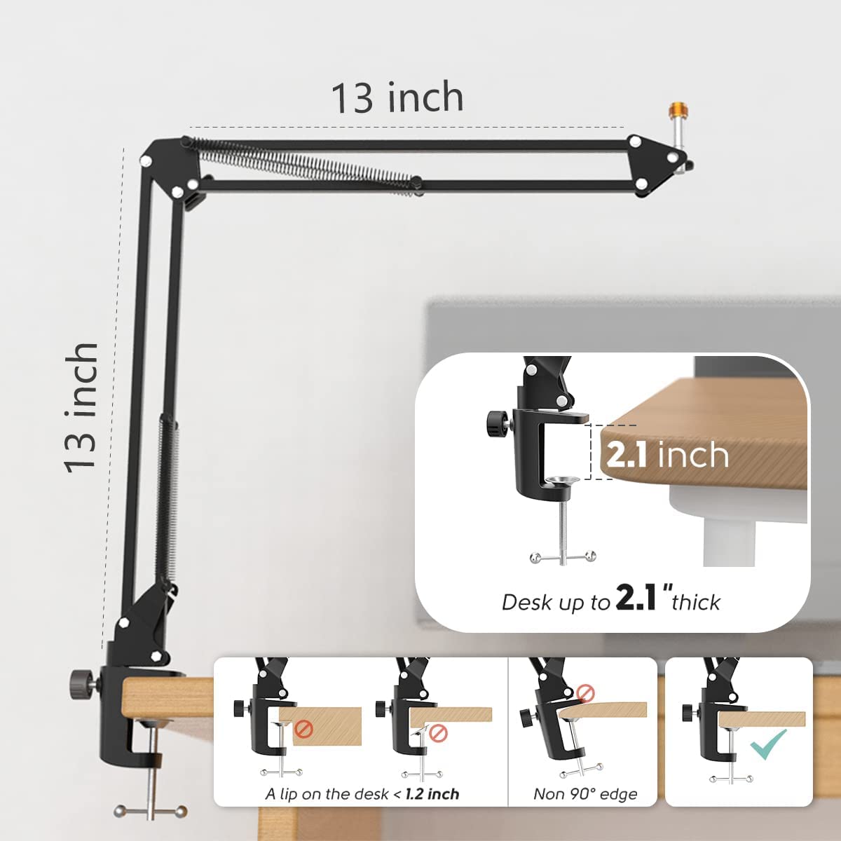 FIFINE Microphone Arm Stand