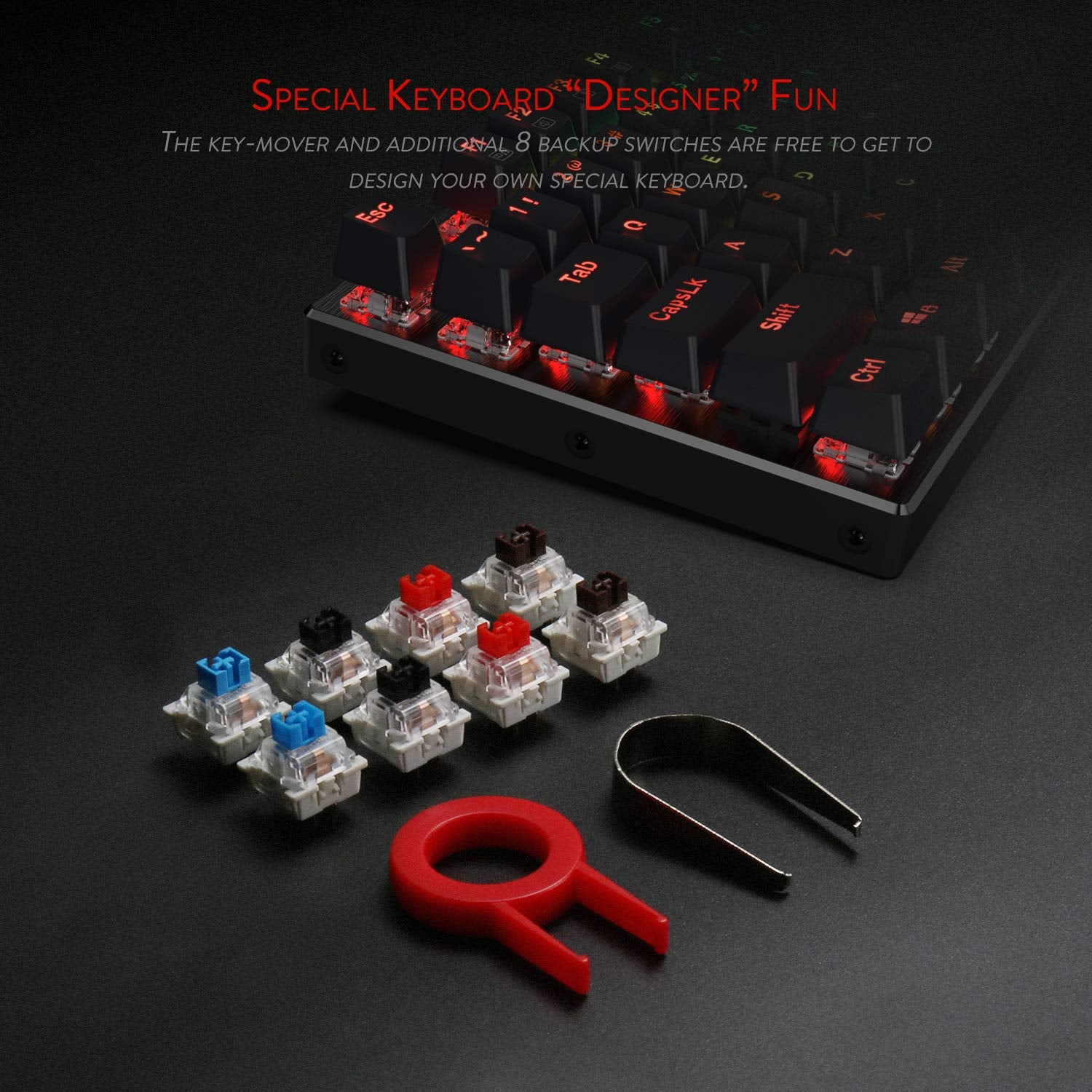 Redragon Devarajas K556 - 104 Keys Wired Mechanical Keyboard (Brown Switch)