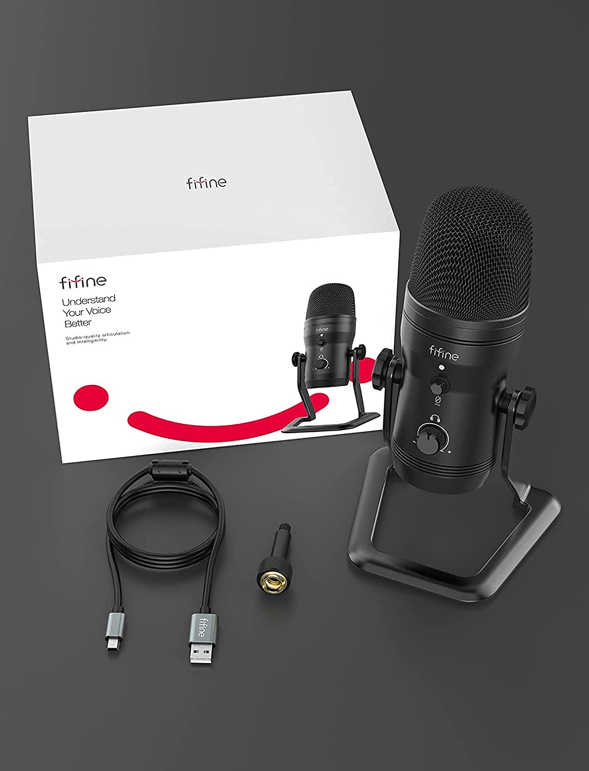 FIFINE K690 - Studio Recording USB Microphone