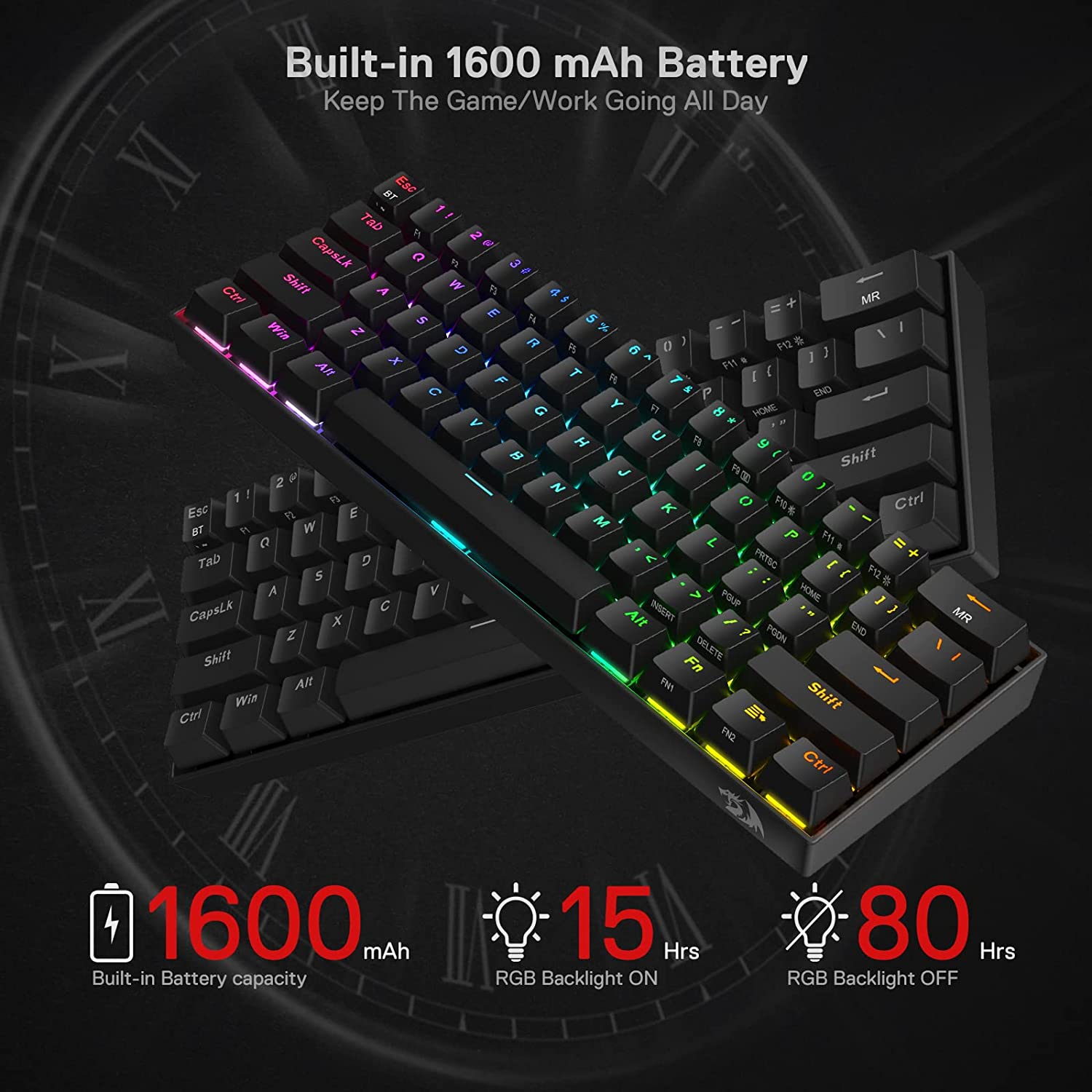 Redragon draconic discount k530 mini mechanical