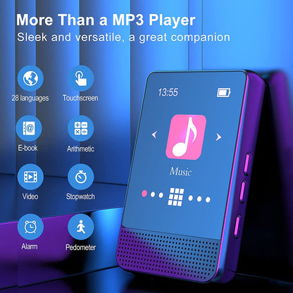 Ruizu M16 - 16GB Bluetooth Lossless Music Player with Touch Screen