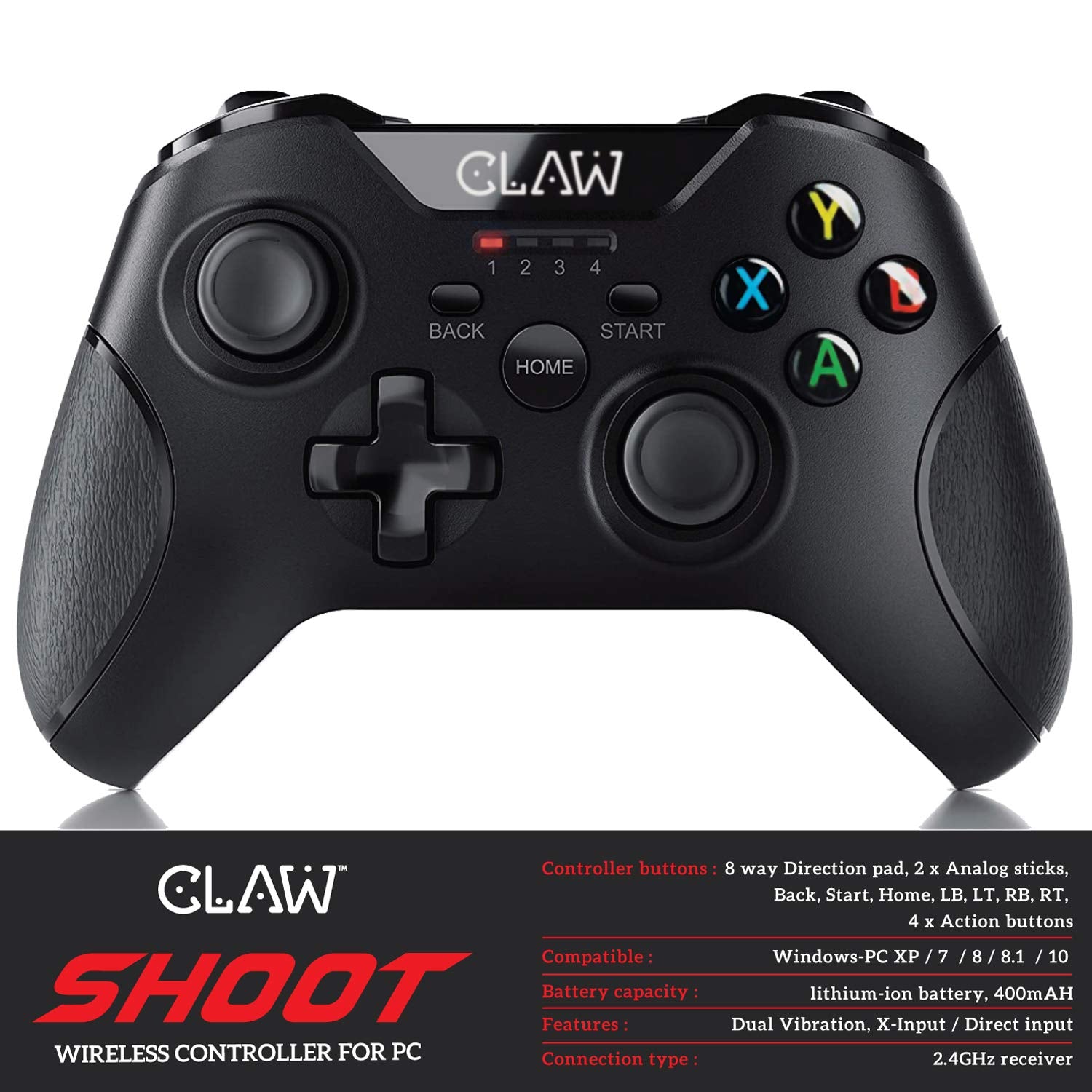 CLAW Shoot Wireless Gamepad for PC only (Use Code Origin5 to Get 5% DIscount)