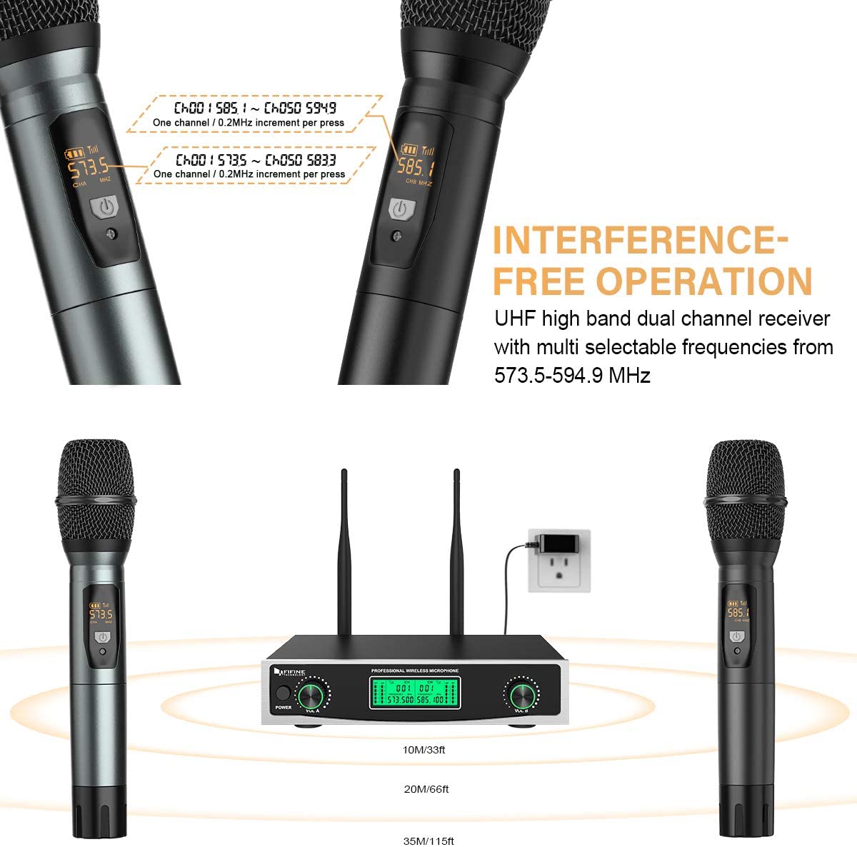 FIFINE K040 - Wireless Handheld Microphone System