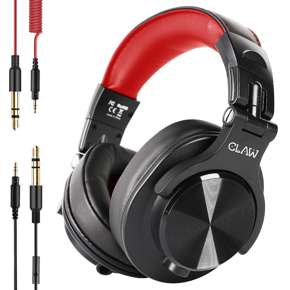 CLAW SM50 - Studio Monitoring Wired Headphone (Red) (Use Code Origin5 to Get 5% DIscount)